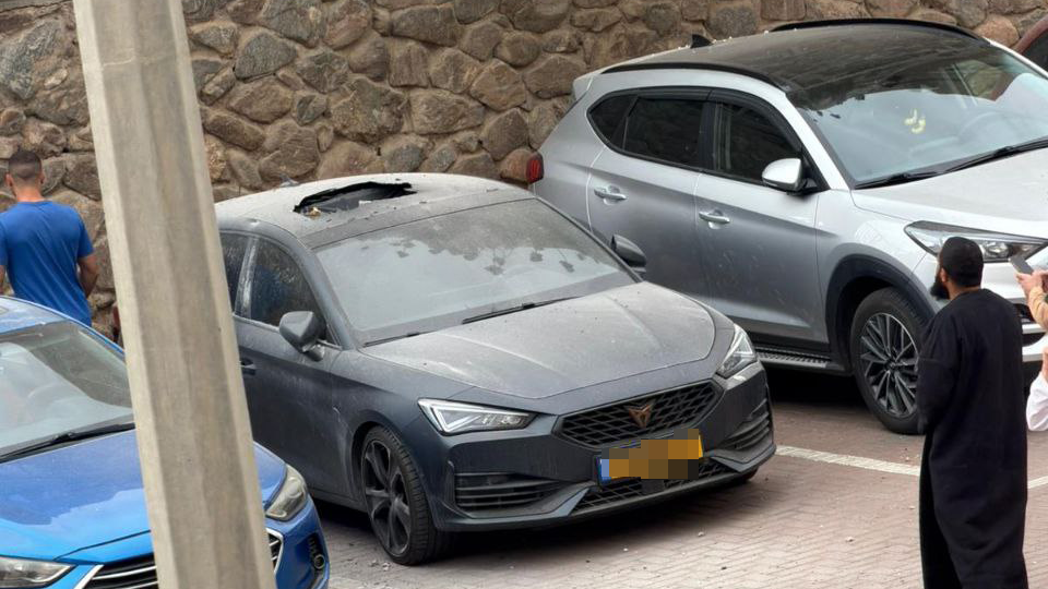 אילת נזק פגיעה ירי טיל איראן שאגת הארי 2