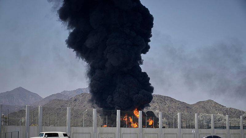 תקיפה של איראן על מתקן נפט באזור נמל פוג'יירה 2