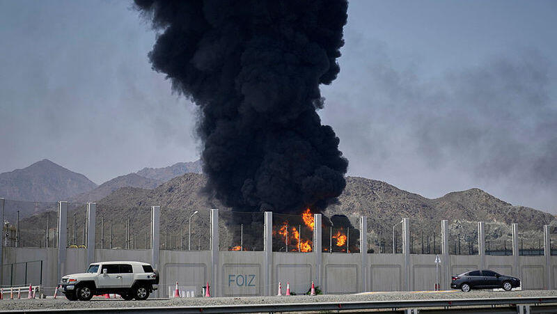 תקיפה של איראן על מתקן נפט באזור נמל פוג'יירה 2