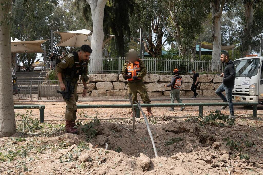 נזק באזור המרכז מלחמה עם איראן 15.3.26