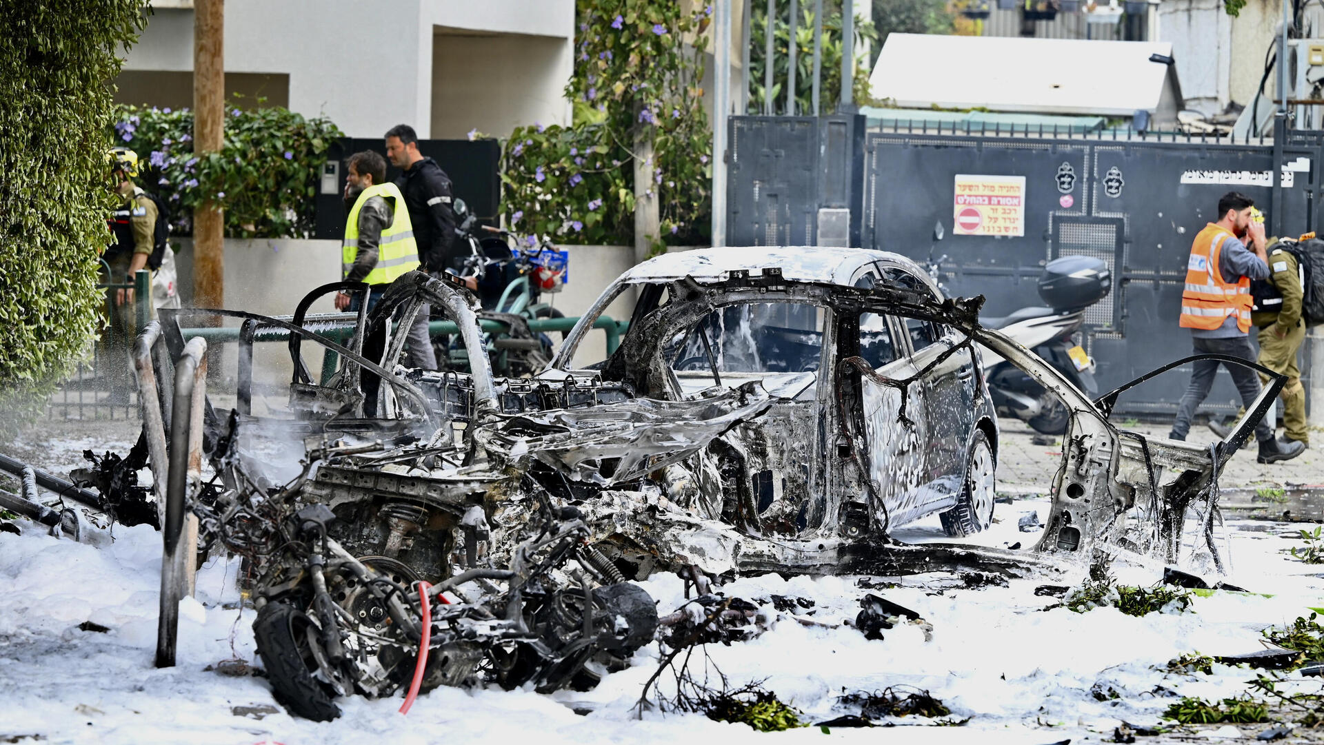 זירת נפילה ב תל אביב 15.3.26 שאגת הארי מלחמה עם איראן