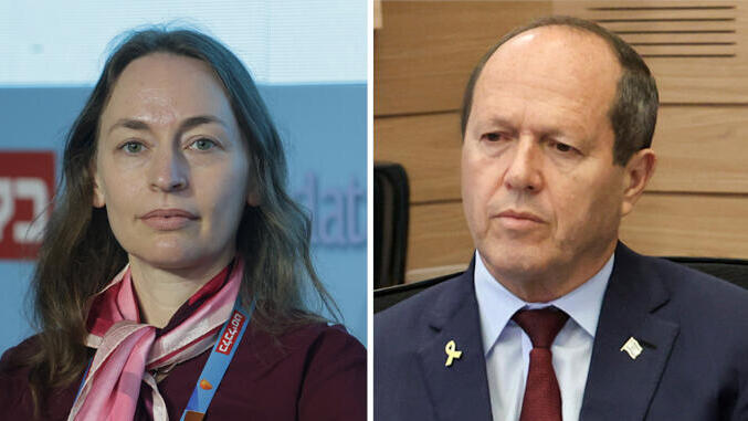 מימין  ניר ברקת ו שירה לב עמי 