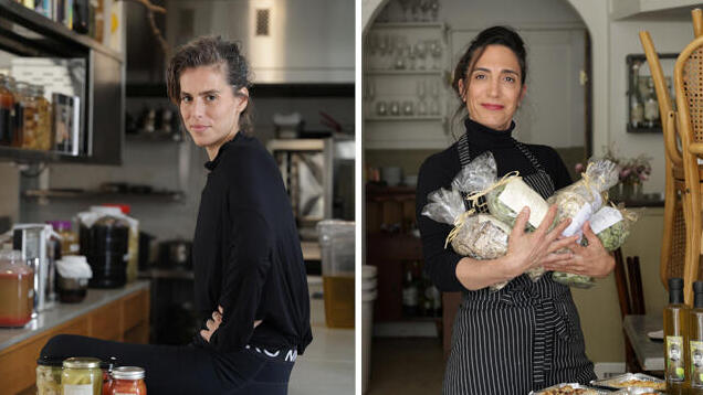 פנאי מימין תמר כהן צדק מסעדת הבוטיק קוצ'ינה ו שיראל ברגר שפית ישראלית בעלת מסעדת OPA