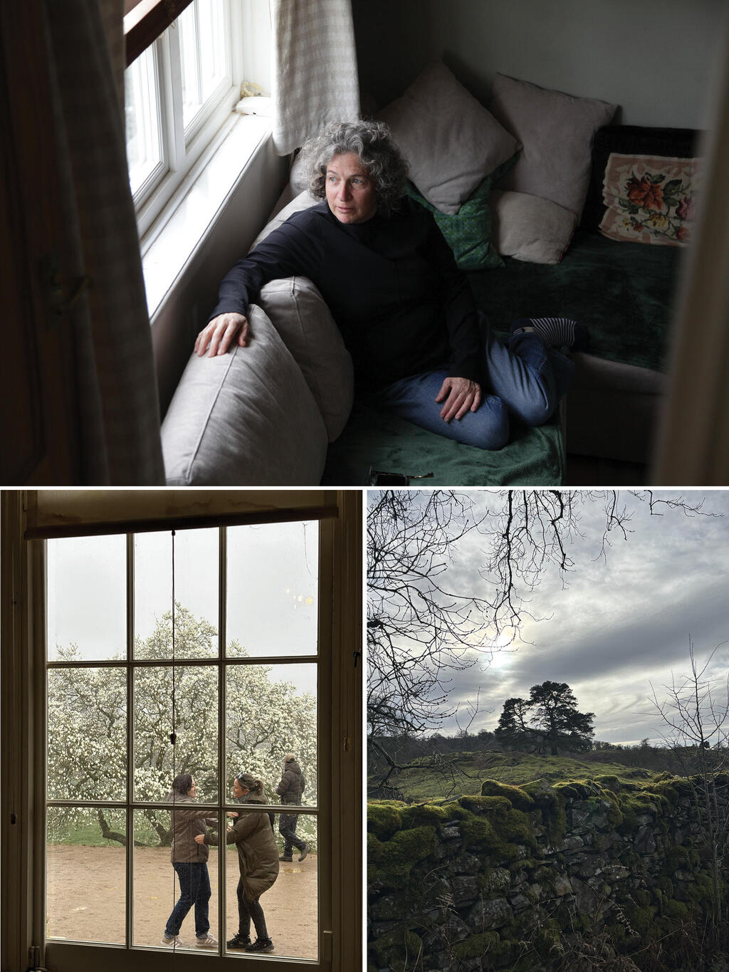 מראות מחופשה בצל המלחמה. דיסוננס בלתי נסבל בין להרים את העיניים ולהתבונן בנופים הירוקים של אנגליה לבין להוריד את העיניים ולהעיף מבט בטלפון כדי לקבל עדכונים אחרונים מישראל