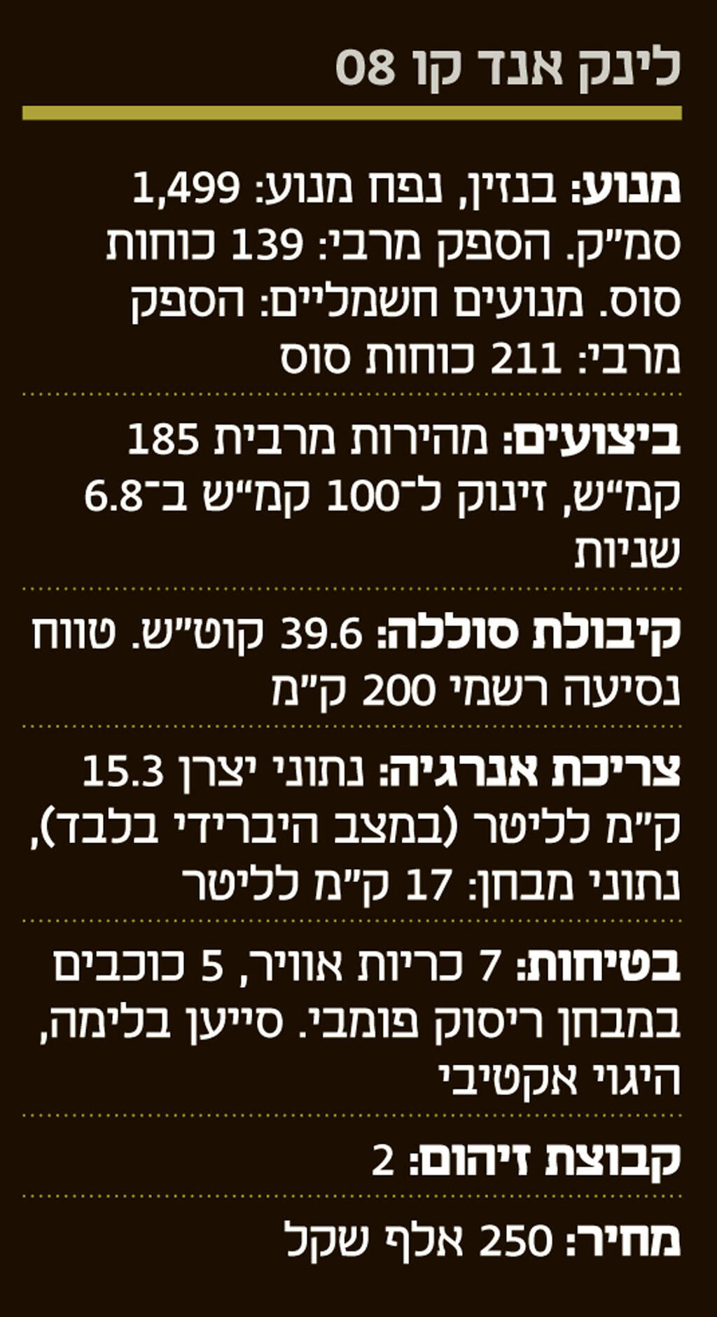 אינפו לינק אנד קו 08