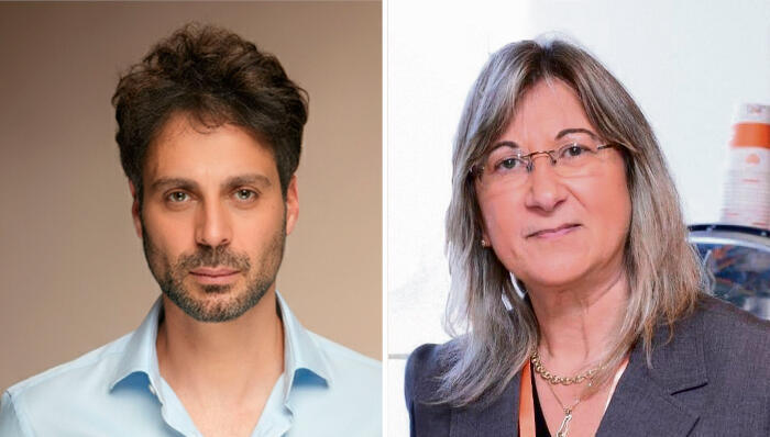 מימין זהבית כהן ו ארז נחום