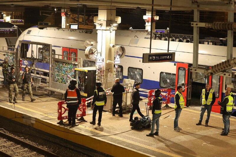 נזק תחנת רכבת סבידור מרכז שאגת הארי 18.3.26