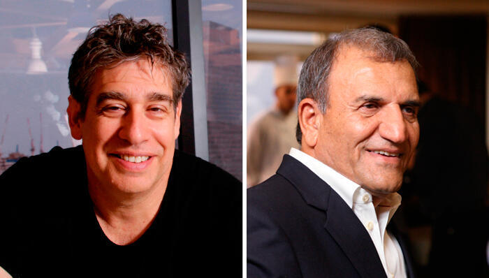 מימין צדיק בינו ו ניר צוק