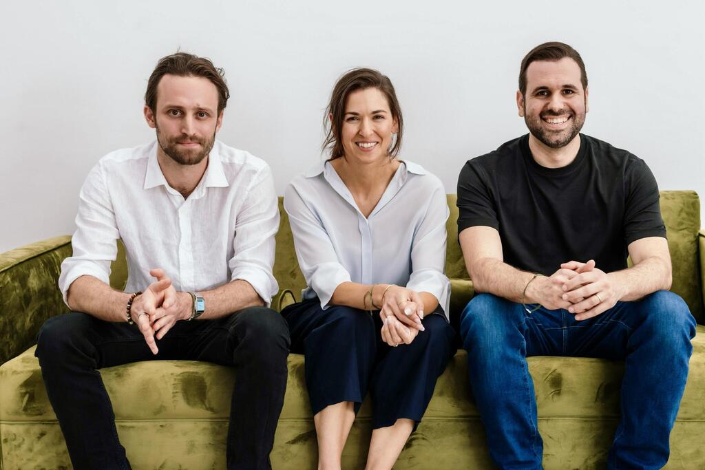 Oasis founders Danny Brickman and Amit Zimerman with Lior Simon of Cyberstarts