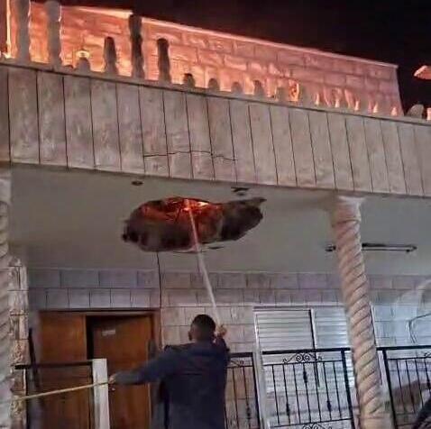 פגיעה ישירה בג'לג'וליה איראן טיל מתפצל