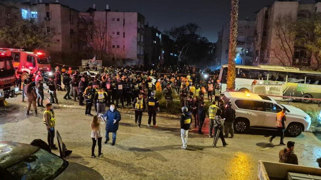 נפילה של טיל איראני ב ערד 21.3.26 מלחמה עם איראן 5