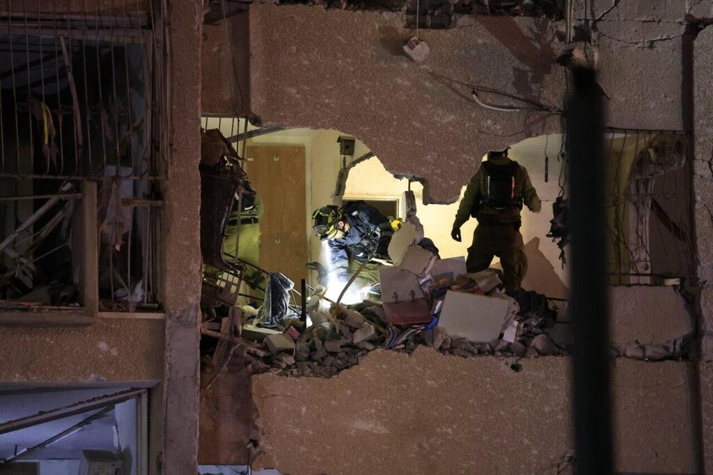 נפילה של טיל איראני ב ערד 21.3.26 מלחמה עם איראן 4