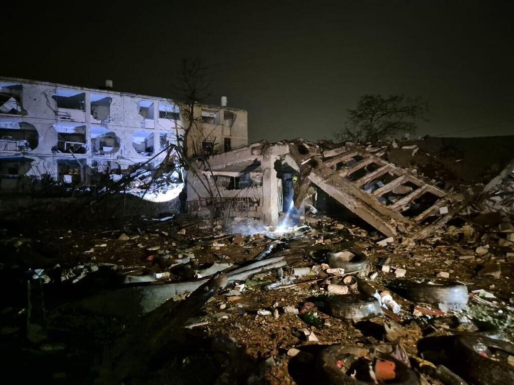 פגיעה ב דימונה 2 בעקבות ירי מ איראן מלחמה עם איראן 21.3.26