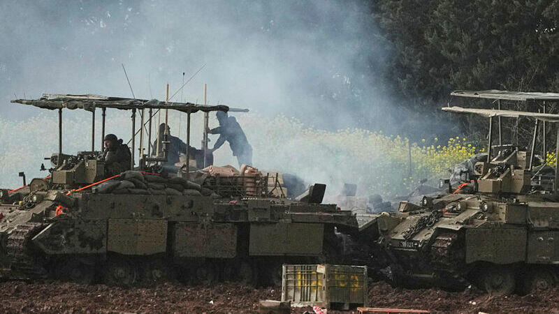 כוח צה"ל סמוך לגבול לבנון