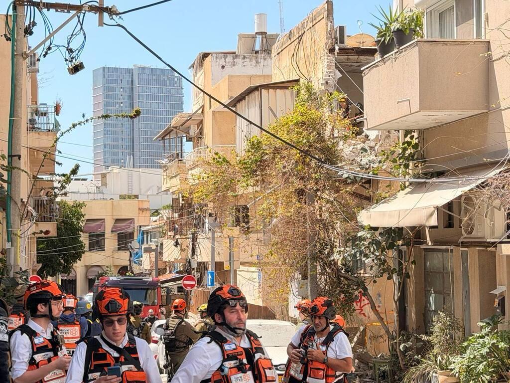 תל אביב נפילה פגיעה רסיס שבר יירוט ירי שיגור איראן מבצע שאגת הארי 22.3.26