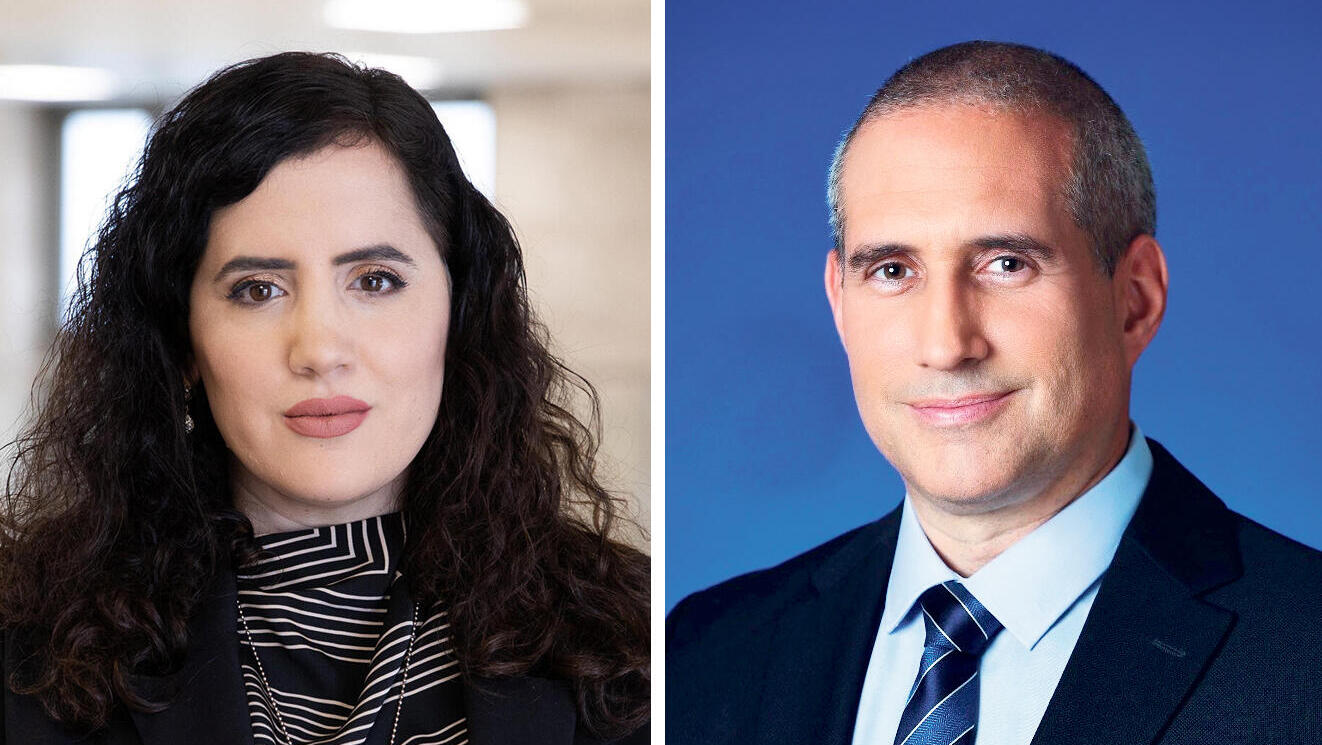 מימין יו"ר ועדת הכספים ח"כ חנוך מילביצקי והח"כית נעמה לזימי