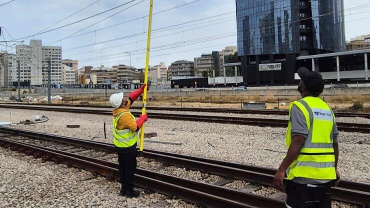 עבודות לתיקון רשת החשמול רכבת ישראל סבידור