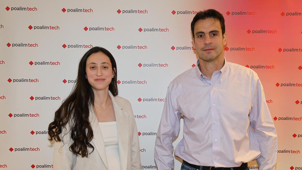 פרויקט GROWTH פועלים טק - מימין ארד לברטוב מייסד ומנכ”ל Sunbit ו עדי אסייג אלמקיס מנכ”לית DevRo