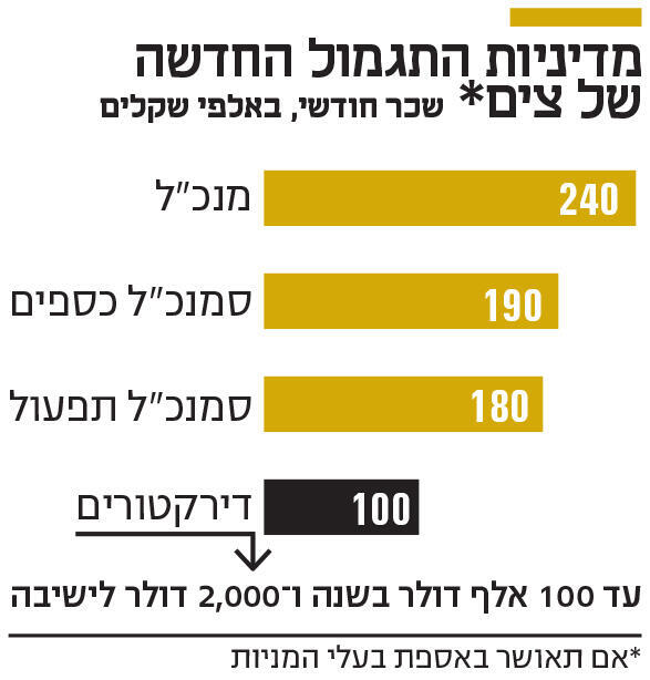 אינפו מדיניות התגמול החדשה של צים