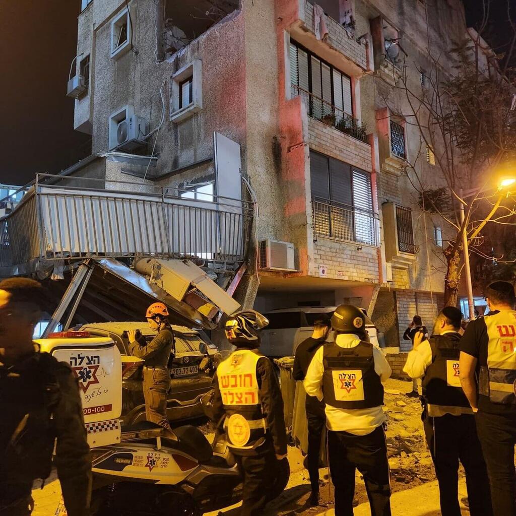 פגיעה ב בני ברק טיל איראני מלחמה עם איראן 24.3.26