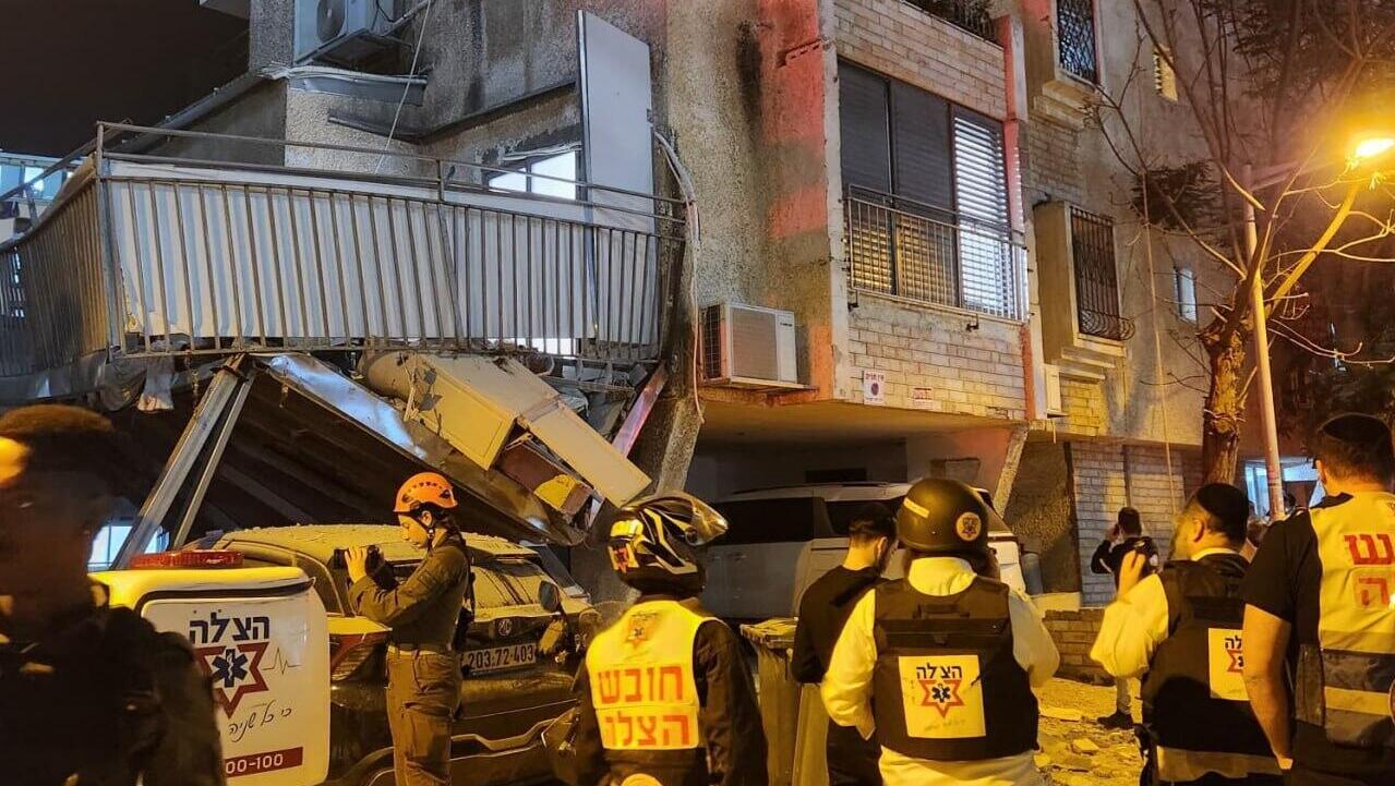 פגיעה ב בני ברק טיל איראני מלחמה עם איראן 24.3.26