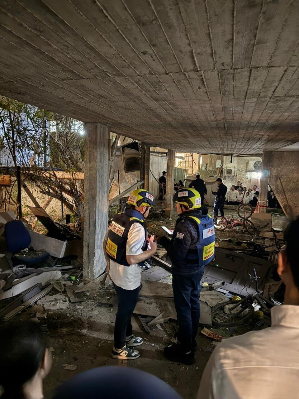 פגיעה ב בני ברק 2 טיל איראני מלחמה עם איראן 24.3.26