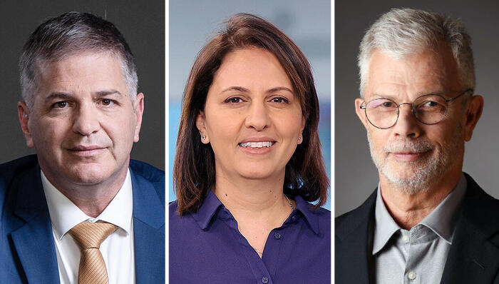 מימין: יו"ר הוועדה להגדלת ההון האנושי בהייטק דדי פרלמוטר; שרת החדשנות, המדע והטכנולוגיה גילה גמליאל; שר החינוך יואב קיש. "נתוני בגרות ההייטק צועקים לשמיים", אומר פרלמוטר (צילומים: פיני חמו, יריב כץ, איליה מלניקוב) מימין יו"ר הוועדה להגדלת ההון האנושי בהייטק דדי פרלמוטר שרת החדשנות המדע והטכנולוגיה גילה גמליאל ושר החינוך יואב קיש