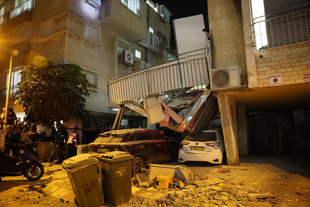 הרס ב בני ברק 3 מלחמה עם איראן 25.3.26