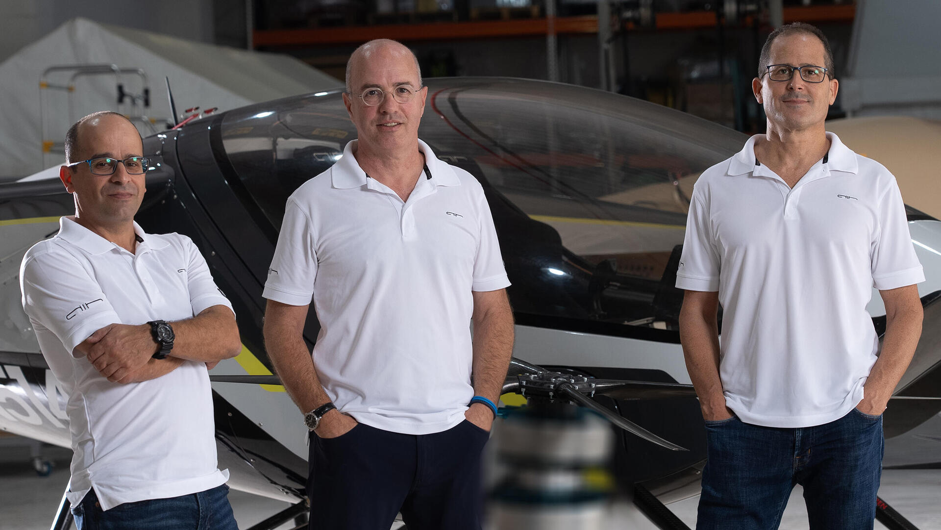 מייסדי AIR ONE נתנאל גולדברג , רני פלאוט ו חן רוזן 