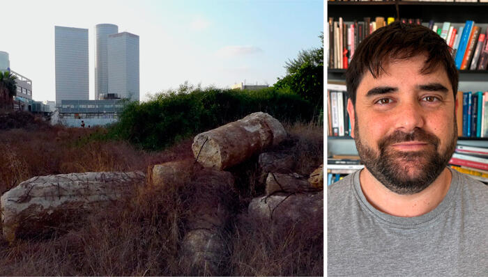 מוסף נדל"ן 2026 מימין ד"ר אורי אנזנברג ו מתחם תע"ש המגן הנטוש שבין דרך השלום לנחלת יצחק בתל אביב