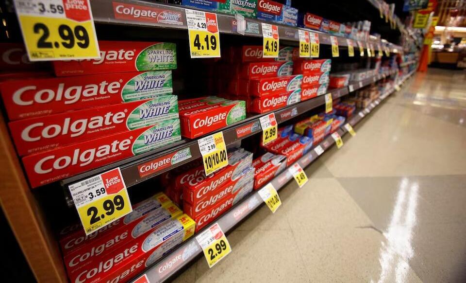 מדף של מוצרי קולגייט בארה"ב (צילום: רויטרס) מדף של מוצרי קולגייט בארה"ב