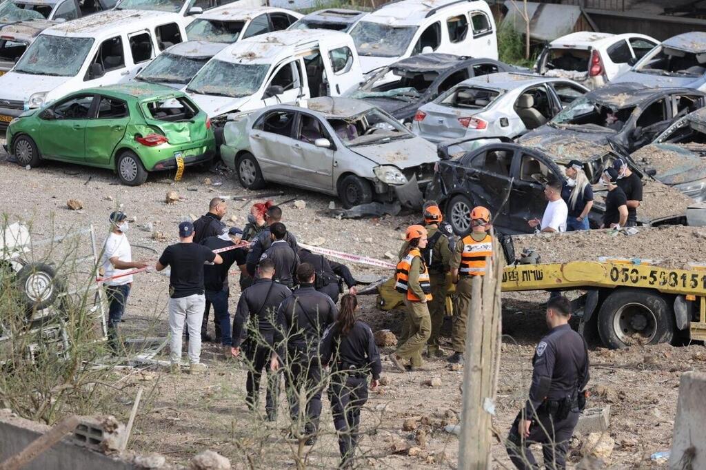 הרס באשתאול (צילום: אלכס קולומויסקי) הרס ב אשתאול בעקבות פגיעת טיל איראני מלחמה עם איראן 28.3.26