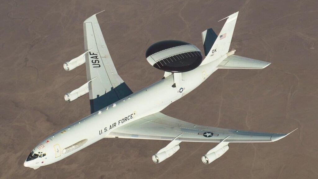 מטוס E-3 סנטרי. נפגע מהתקפה איראנית. העלות המוערכת - 700 מיליון דולר (צילום: ויקיפדיה) מטוס E-3 Sentry
