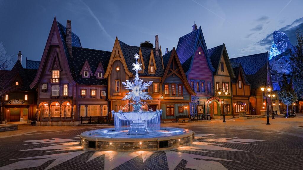 פארק פרוזן דיסנלילנד פריז Frozen