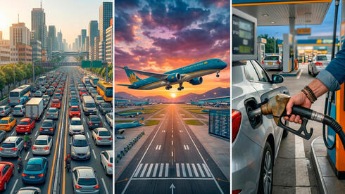 צילום: נוצר בבינה מלאכותית מהגבלת תנועת רכבים ועד סבסוד דלק: כך מתמודד העולם עם השלכות המלחמה