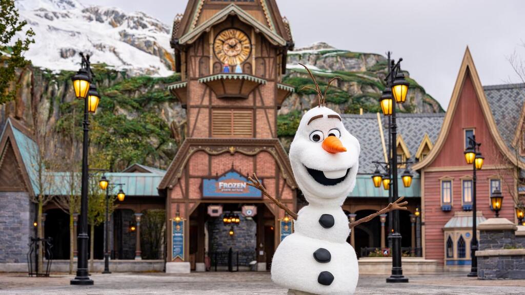 פארק פרוזן דיסנלילנד פריז Frozen 2
