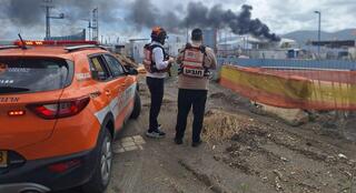 נפילה מתחם בזן בז"ן חיפה טיל חיזבאללה 30.3.26