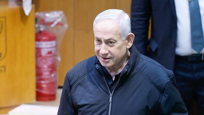 ראש הממשלה בנימין נתניהו בעת הדיון על אישור התקציב 30.3.26 הדיון באודיטוריום תת קרקעי