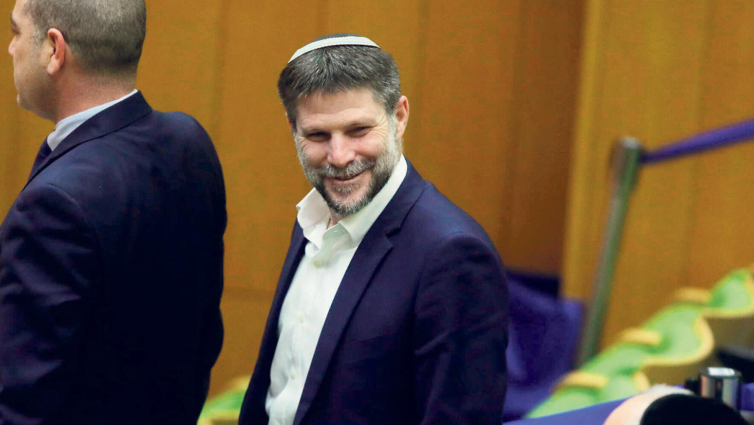 שר האוצר בצלאל סמוטריץ' בהצבעת תקציב מליאה כנסת