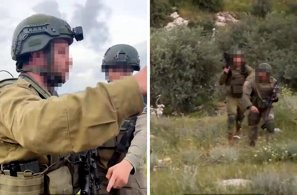 חיילים בתקרית עם כתב וצלם CNN כשבאו לסקר הקמת מאחז לא חוקי