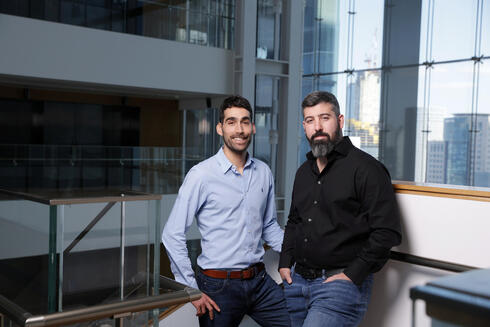 Yotam Segev (right) and Tamar Bar-Ilan. 