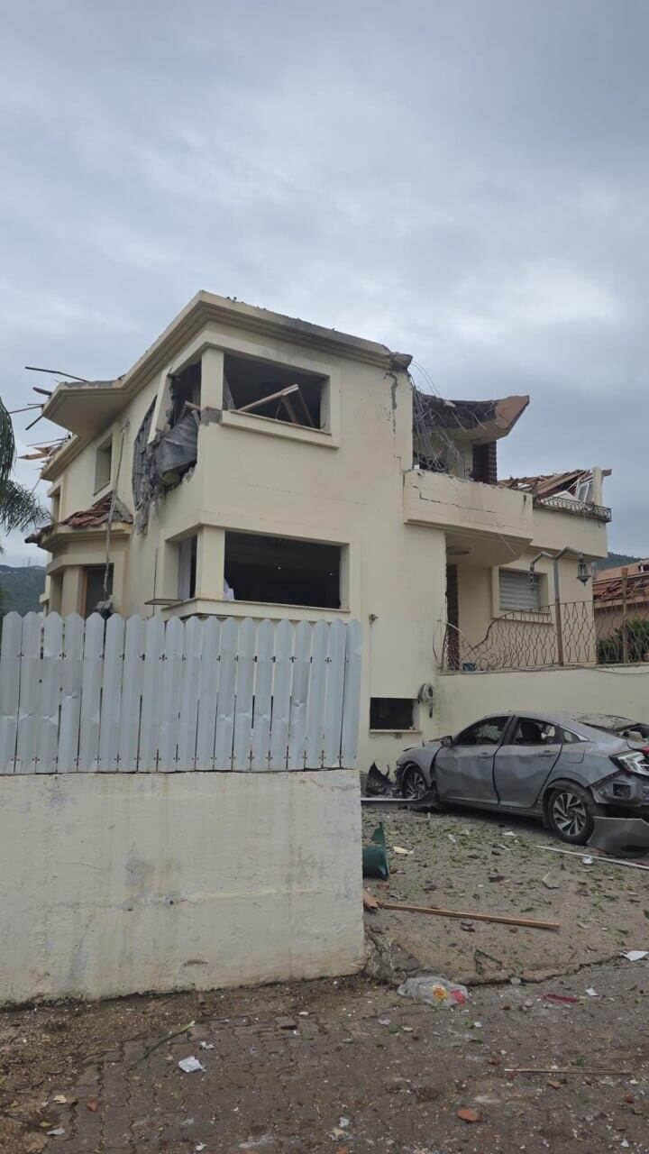 נפילה ב קריית שמונה קרית שמונה חיזבאללה לבנון מלחמה עם איראן 1.4.26