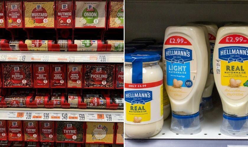 מוצרים של יוניליוור ו מקורמיק יוניליוור ממזגת את חטיבת המזון עם יצרנית התבלינים מקורמיק