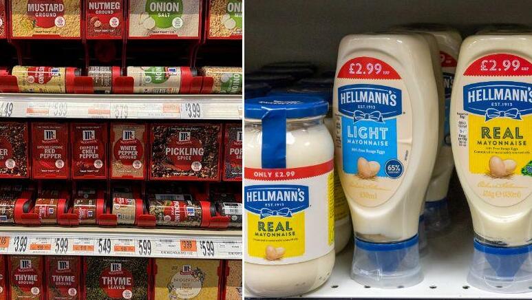 מוצרים של יוניליוור ו מקורמיק יוניליוור ממזגת את חטיבת המזון עם יצרנית התבלינים מקורמיק