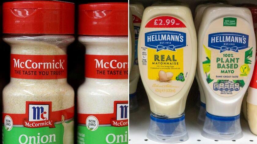 מוצרים של יוניליוור ו מקורמיק יוניליוור ממזגת את חטיבת המזון עם יצרנית התבלינים האמריקאית קורמיק