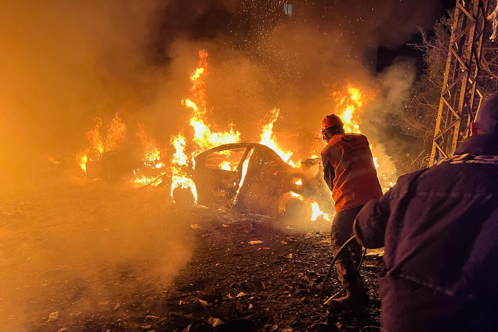 תקיפה של צה"ל ב ביירות לבנון מלחמה עם איראן 1.4.26