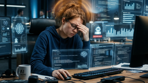 מחיר היעילות: מחקר מצא ששימוש רב ב-AI 'מטגן לעובדים את המוח'