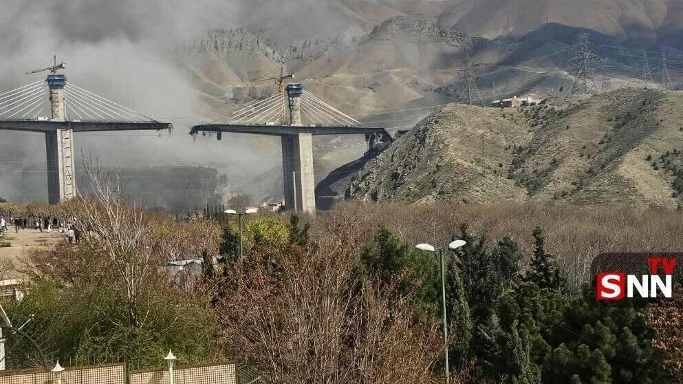 גשר ב איראן שמוביל ל טהרן הותקף מלחמה עם איראן 2.4.26