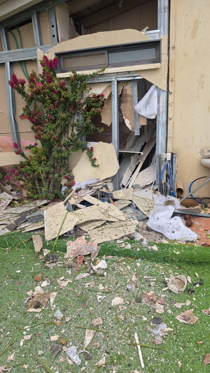 נזק הרס ב קריית שמונה 2.4.26 מלחמה עם איראן