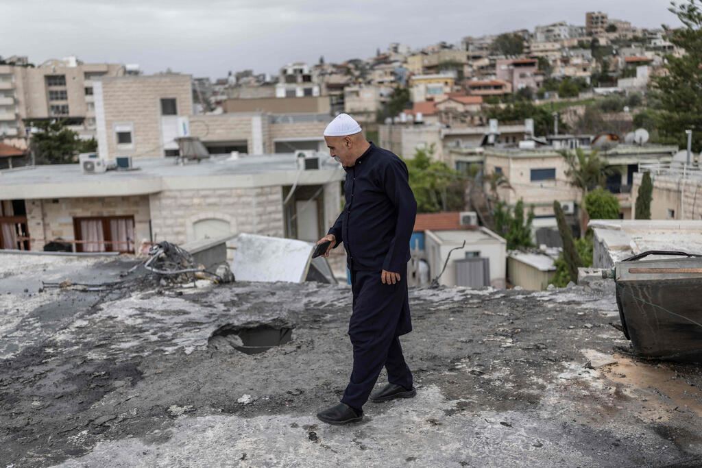 נזק הרס ב שפרעם 2 מלחמה עם איראן 2.4.26